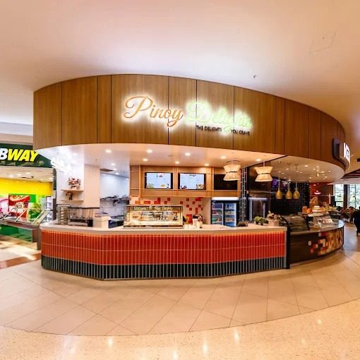 Pinoy Delights food court counter, a commercial cleaning client