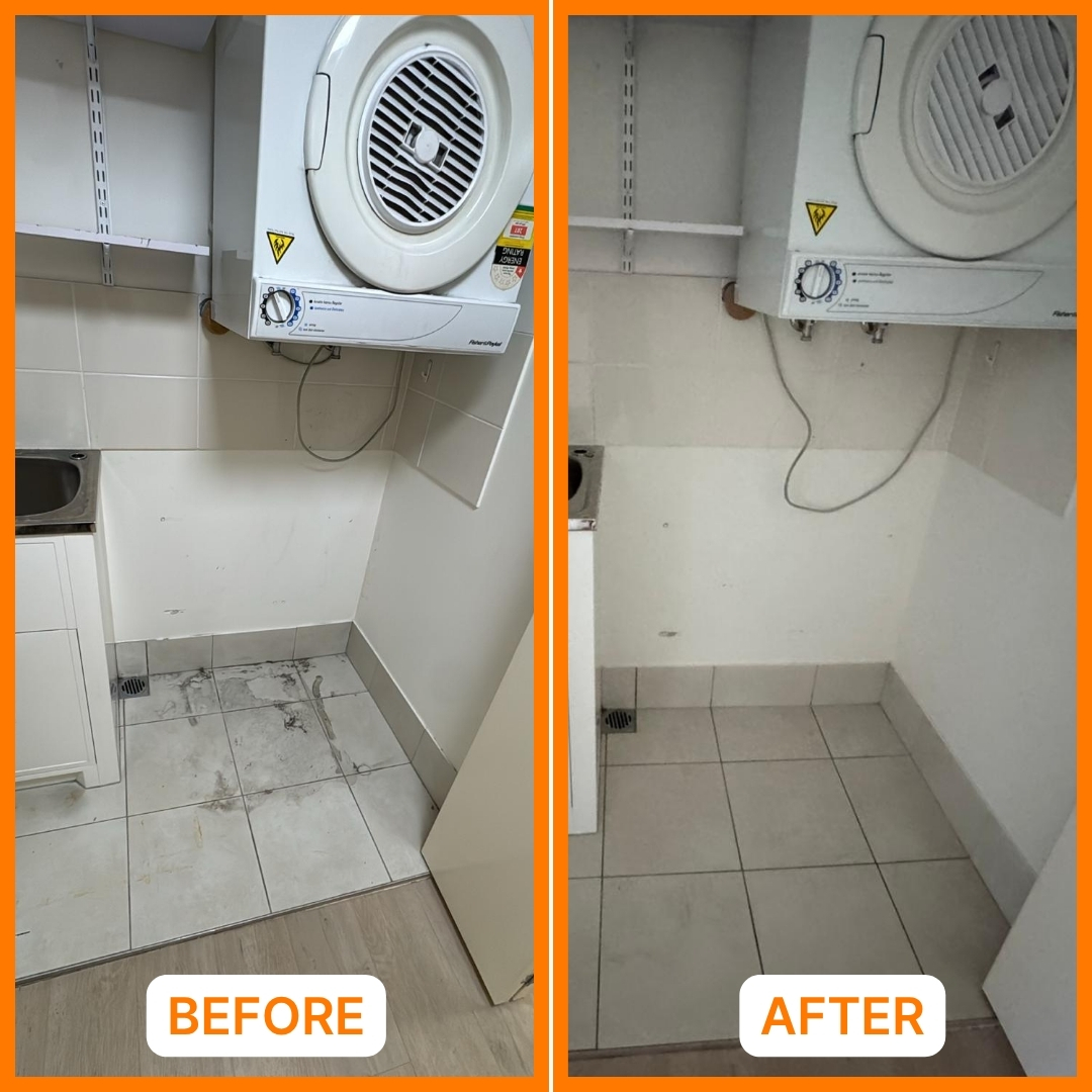 Before and after cleaning result by Cleaner On The Go, Australia