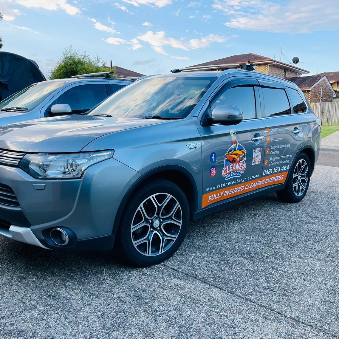 Cleaner On The Go branded company vehicle, Australia