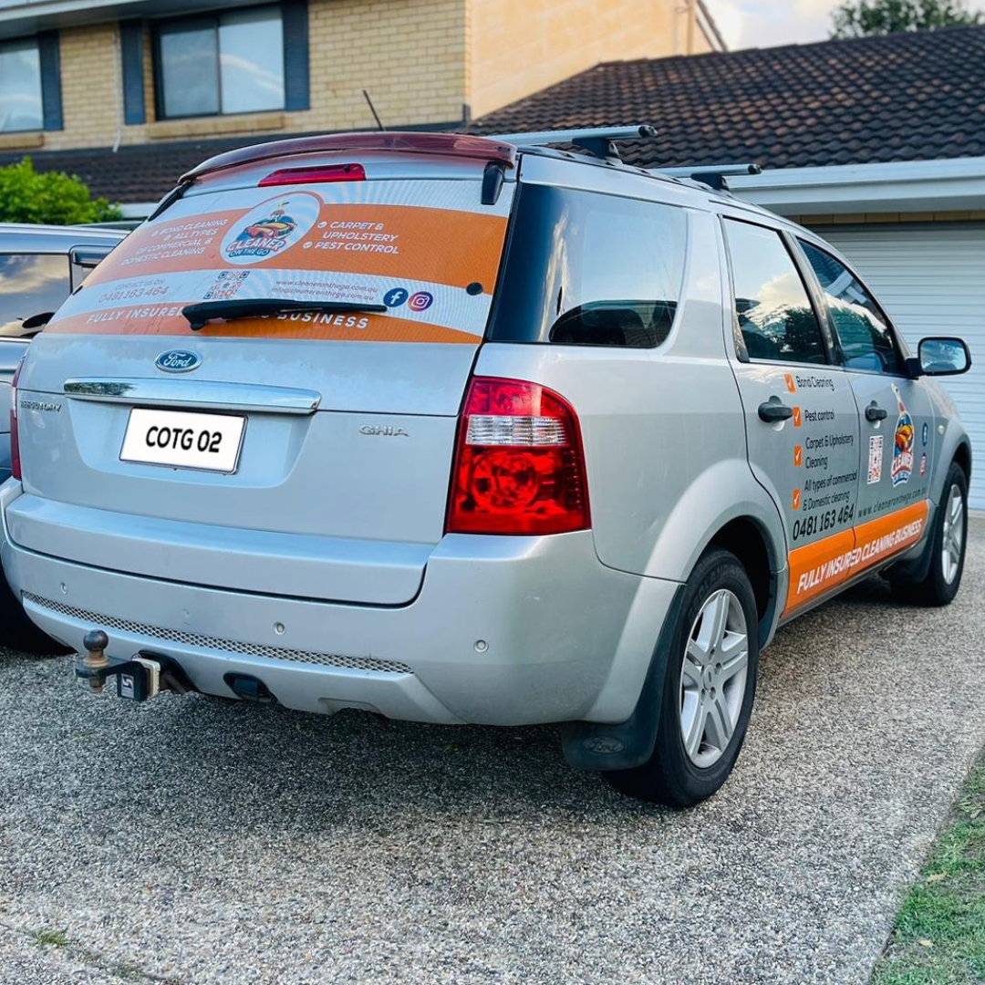 Cleaner On The Go company vehicle, Australia